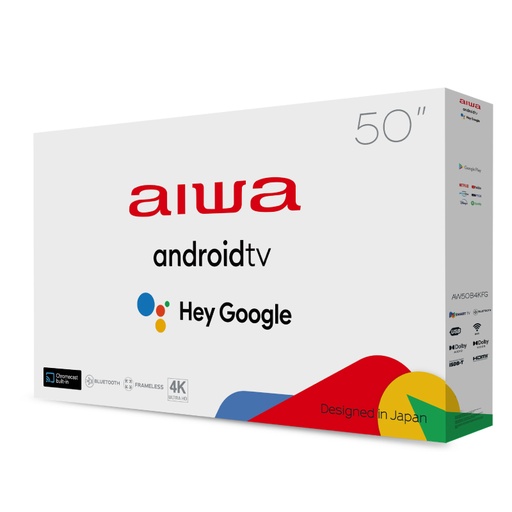 [7453041022839] Aiwa TV | Serie G | 50 pulgadas | LED | ULTRA HD 4K | Smart (AW50B4SFG)