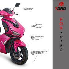 [toro-motocicleta-fox-tr180-automático-180cc] Toro | Motocicleta | Fox TR180 |Automático | 180cc