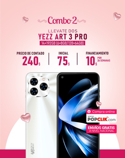 Combo - YEZZ ART 3 PRO (14GB+192GB)