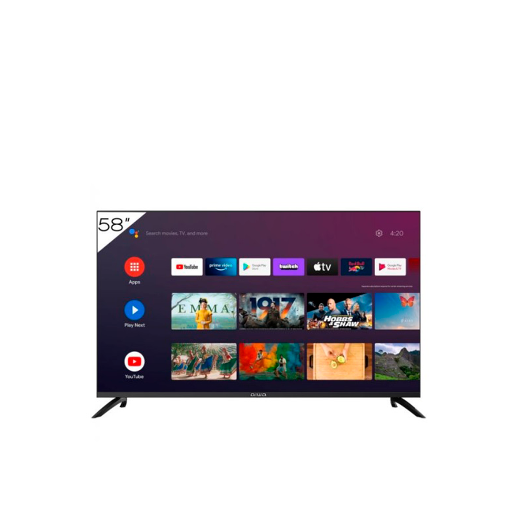 Aiwa TV | Serie G | 58 pulgadas | LED | ULTRA HD 4K | Smart (AW58B4SFG)