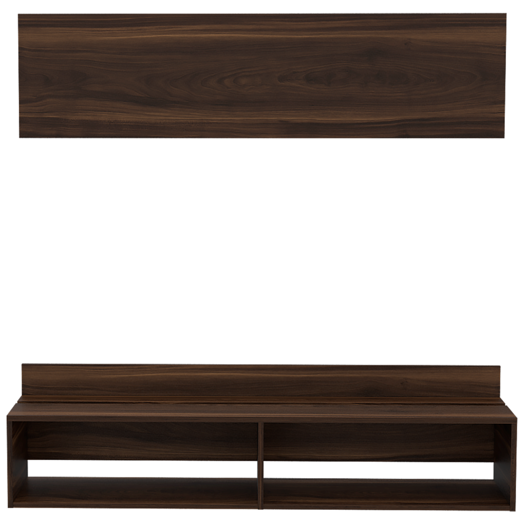 RTA  | Mueble de pared para TV Vassel | 60 Pulgadas  | Habano