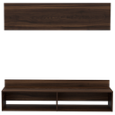 RTA  | Mueble de pared para TV Vassel | 60 Pulgadas  | Habano