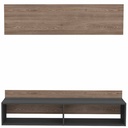 RTA  | Mueble de pared para TV Vassel | 60 Pulgadas  | Miel y Plomo