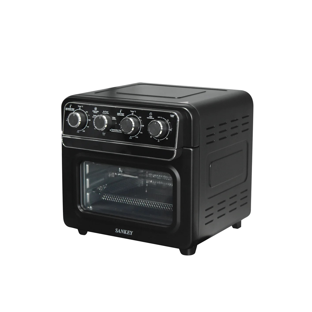 Sankey | Horno Electrico Con funcion freidora de aire | Negro | 28lts| 1500w (FRO3088RB)