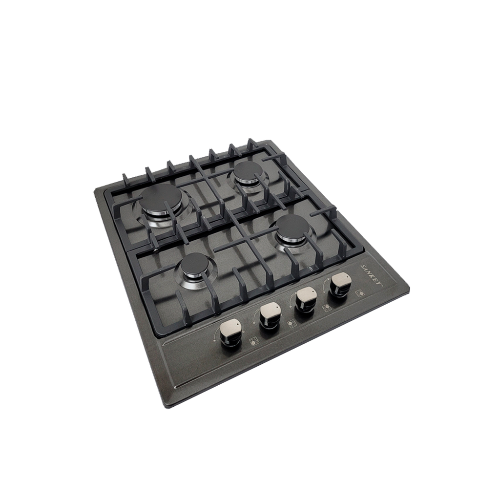 Sankey | Tope De Cocina A Gas | 4 Hornillas | Acero Inoxidable | 24 Pulgadas| (GSH585BL)