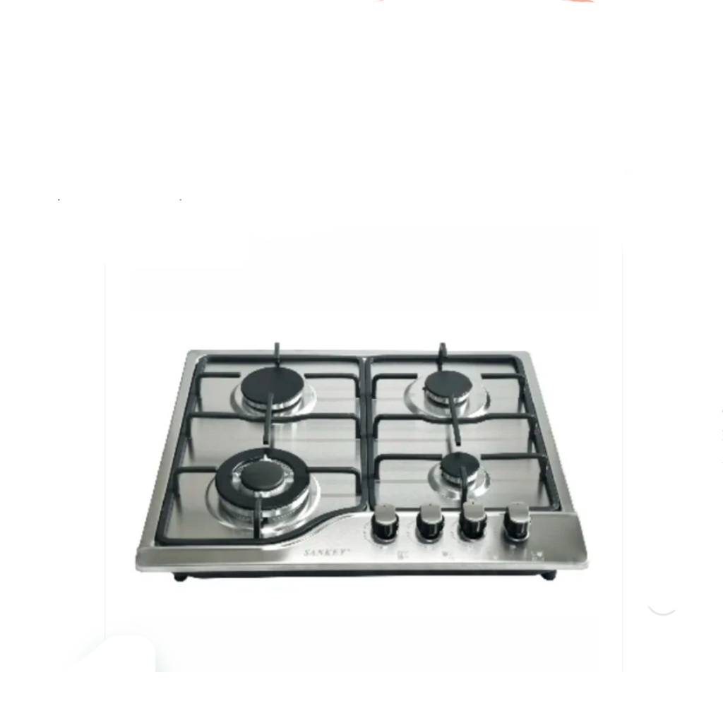 Sankey | Tope De Cocina A Gas | 4 Hornillas | Acero Inoxidable | 24 Pulgadas| (GSH581SEB)