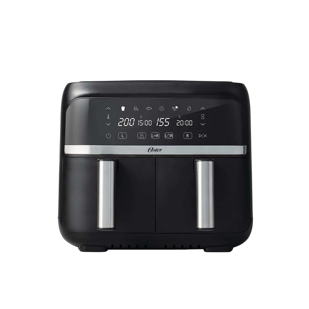 Oster | Freidora de Aire | 7.6 litros | Dual | Con dos canastas (OSTCKSTAF7MCDDF)