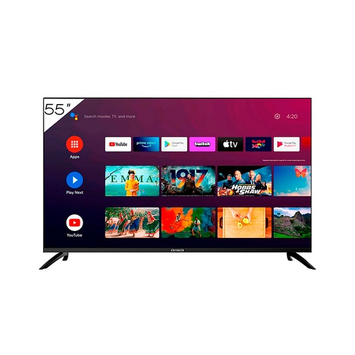 Aiwa TV | 55 pulgadas | QLED | Smart | Google Tv (AW55B4QFG)