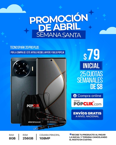 [tecno-spark-20-pro-plus-celulares] Tecno Spark 20 Pro Plus (8GB +256GB)