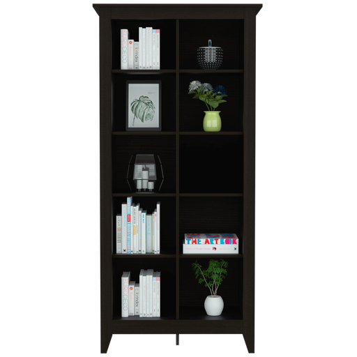 [rta-biblioteca-essential-sin-puertas-diez-estantes-wengue-y-negro] RTA  | Biblioteca Essential  | Sin Puertas  | Wengue y Negro
