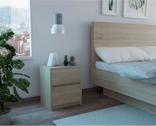 [rta-mesa-de-noche-trivor-rovere-y-blanco] RTA  | Mesa de Noche Trivor  | Rovere y Blanco