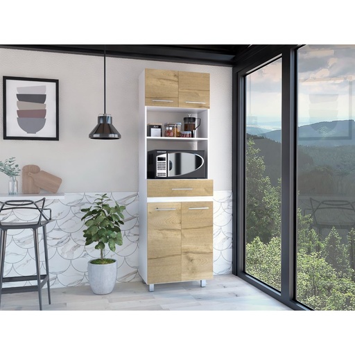 [rta-mueble-para-microondas-luna-cuatro-puertas-batientes-blanco-marqueza-y-duna] RTA | Mueble Para Microondas Luna | Cuatro Puertas Batientes  | Blanco Marqueza y Duna