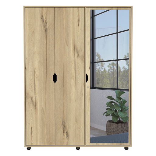 [rta-closet-basilea-con-espejo-tres-puertas-batientes] RTA  | Closet Basilea  | Con Espejo  | Tres Puertas Batientes