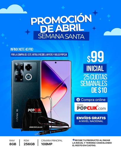 Infinix Note 40 PRO (8GB + 256GB) 