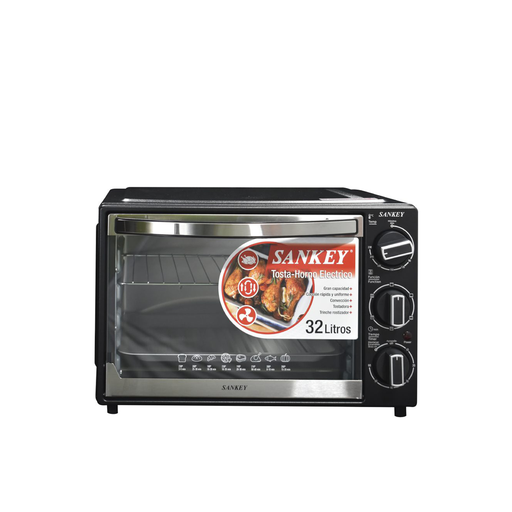 [Sankey-horno-electrico-negro-32lts-1500w-ot320bl] Sankey | Horno Electrico | Negro | 32lts |1500w (OT320BL)
