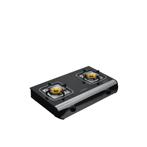 [Sankey-Estufa-A-Gas-2-Hornillas-Cubierta-de-Vidrio-Negro-110v-gsb24g] Sankey | Estufa a Gas | 2 Hornillas | Vidrio | 110V (GSB24G)