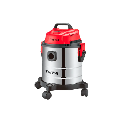 [Aspiradora-Truvol-Inox-Humedo-seco-15-Litros-110V-TR15R] Truvolt | Aspiradora Eléctrica | Humedo/Seco | 15 Litros | 1200W| (TR15R)