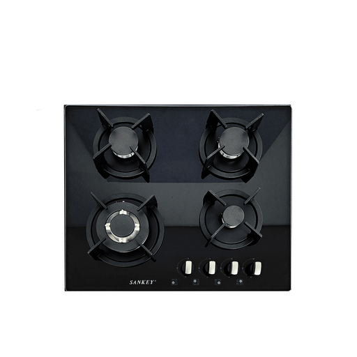 [Sankey-Tope-De-Cocina-A-Gas-4-Hornillas-Vidrio-Templado-Negro-24-Pulgadas-GSH602GCM] Sankey | Tope De Cocina A Gas | 4 Hornillas | Vidrio Templado | 24 Pulgadas| (GSH602GCM)