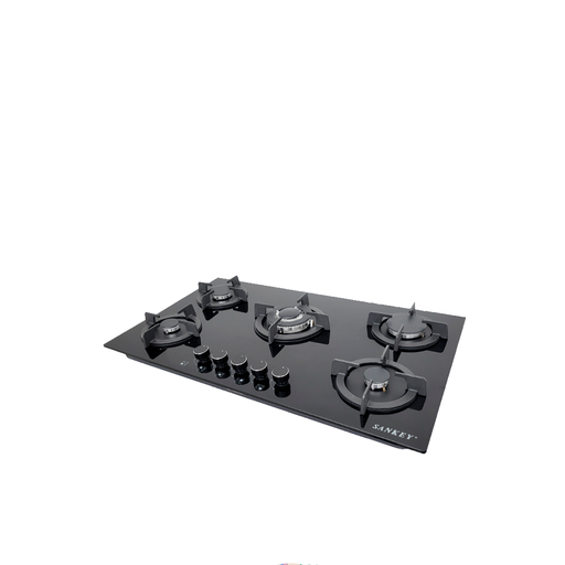 [Sankey-Tope-De-Cocina-A-Gas-5-Hornillas-Vidrio-Templado-Encendido-Electrico-35-Pulgadas-gsh910blg] Sankey | Tope De Cocina A Gas | 5 Hornillas | Vidrio Templado | 36 Pulgadas| (GSH910BLG)