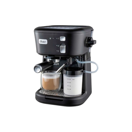 [Oster-Cafetera-Expreso-Precion-de-Vapor-ostbvstem5501b] Oster | Cafetera para Expreso | 1 Taza | Jarra de Acero Inoxidable | 110V (OSTBVSTEM5501B)