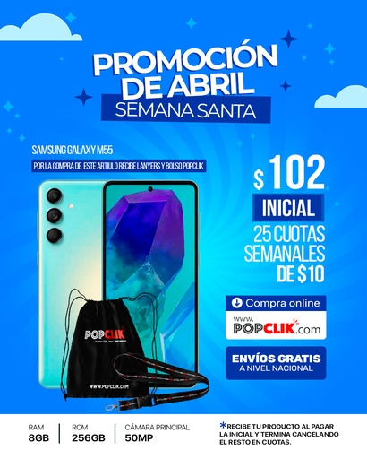 [Samsung-Galaxy-M-55-8-GB-256-GB-celulares] Samsung Galaxy M55 (8GB + 256GB)