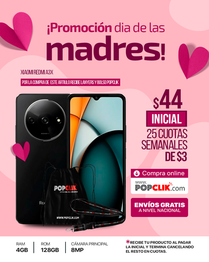 [Xiaomi-Redmi-A-3-X-4-GB-128-GB-celulares] Xiaomi Redmi A3X (4GB + 128GB)